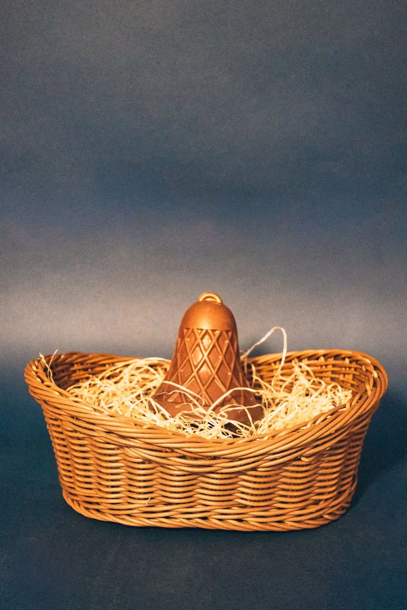 Cloche en chocolat au caramel