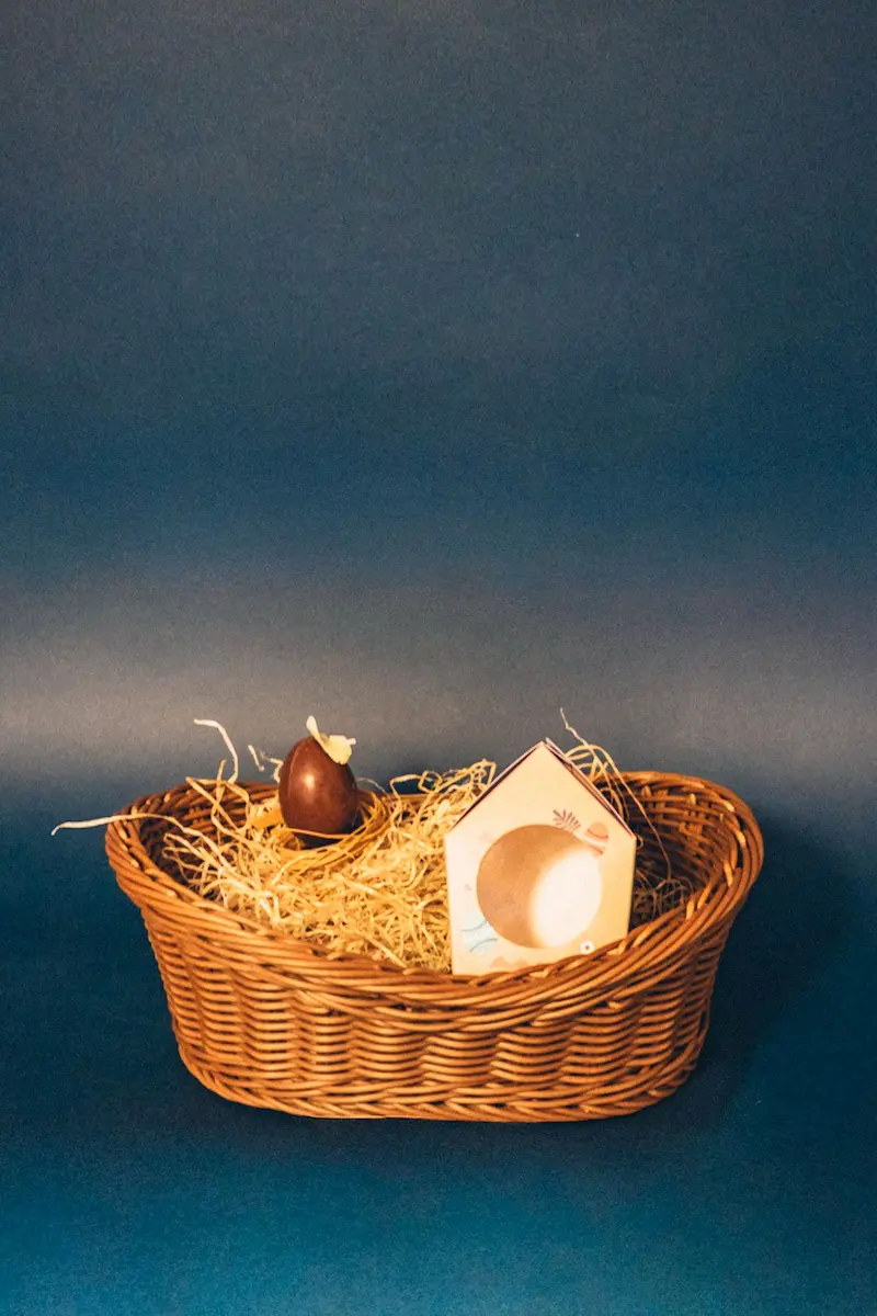 Œuf en chocolat et son packaging