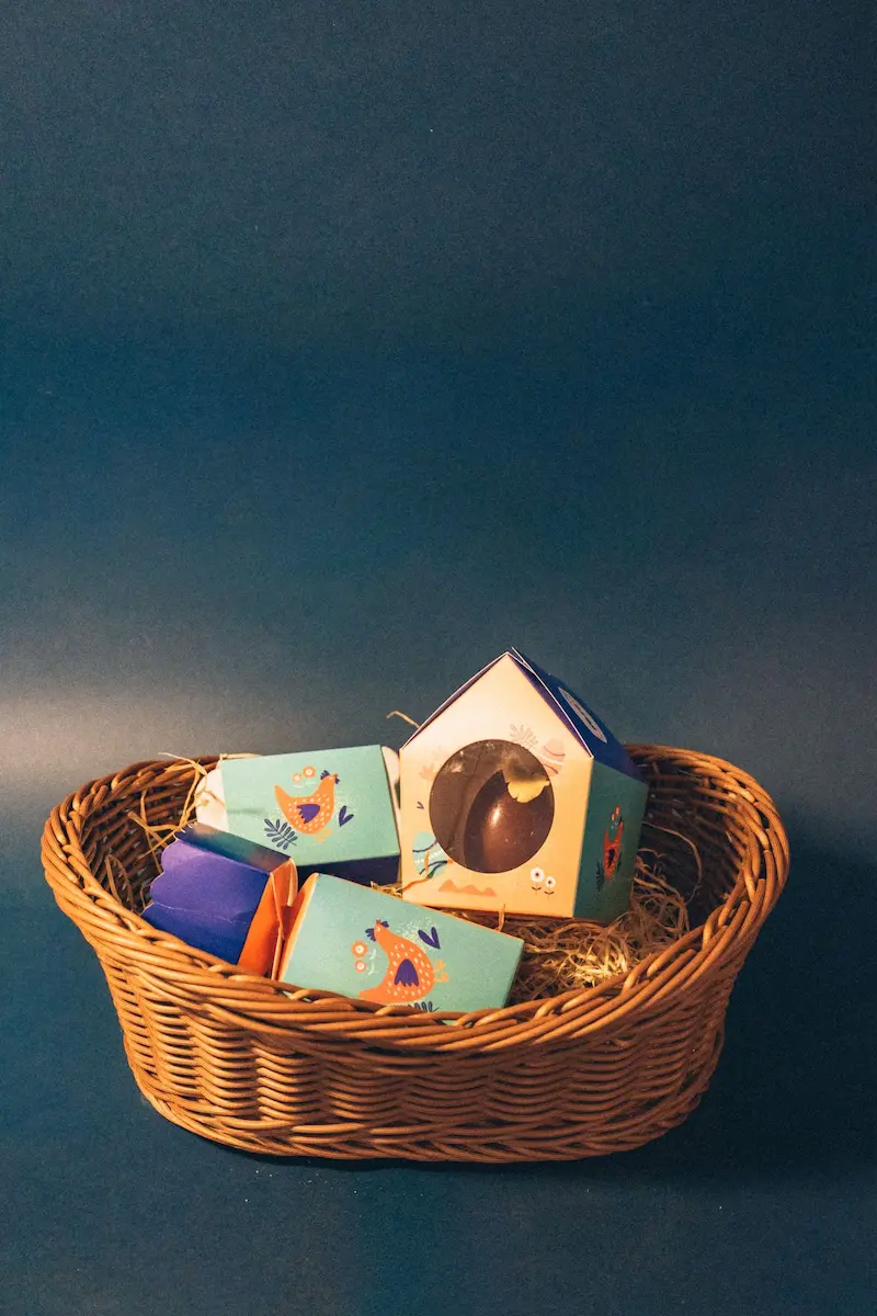 Packaging Pâques Chocolaterie Croustille